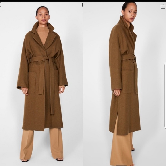 belted wrap coat zara